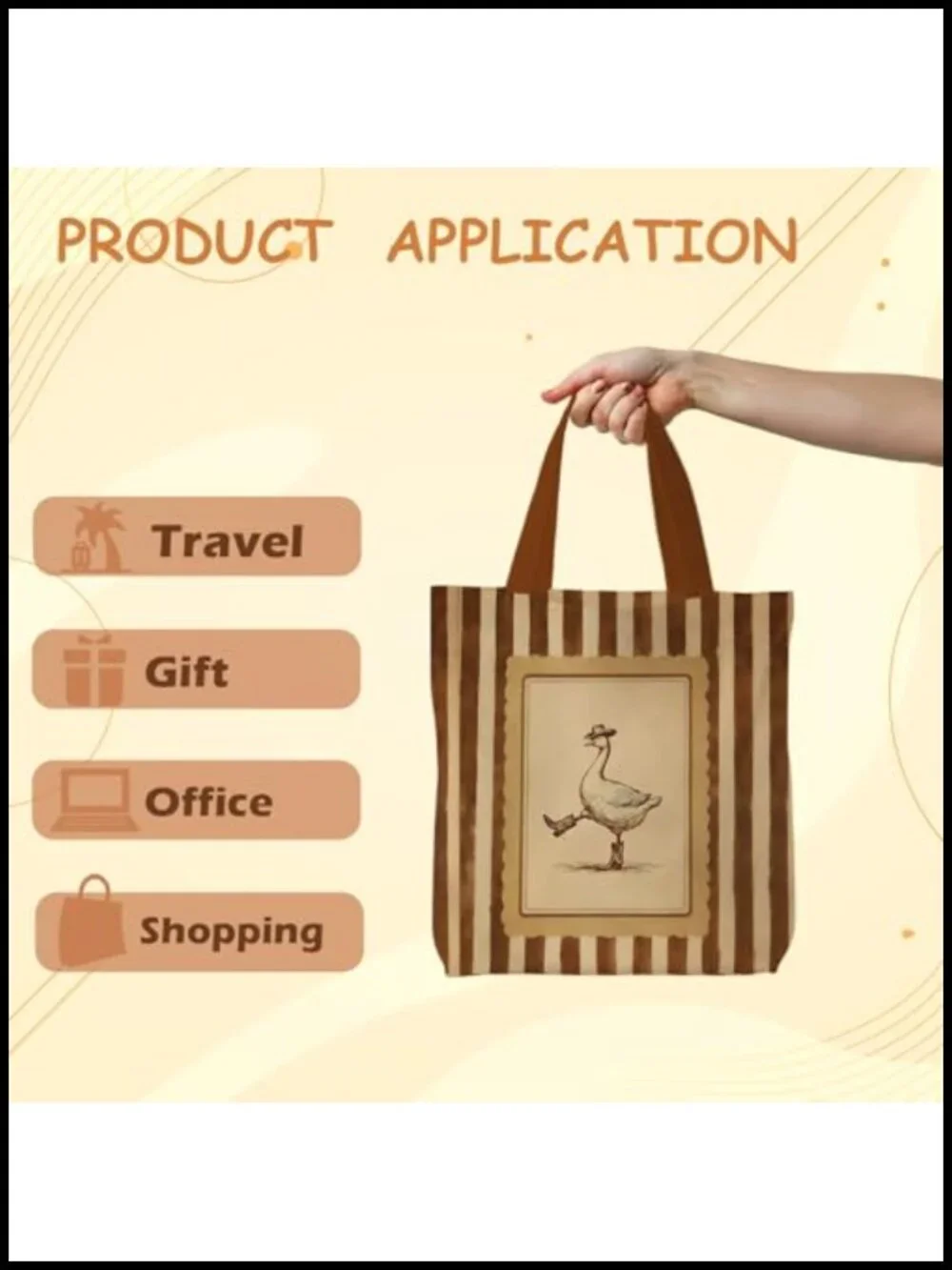 Funny Labrador Reading Tote Bag Reusable Shopping Grocery Bag